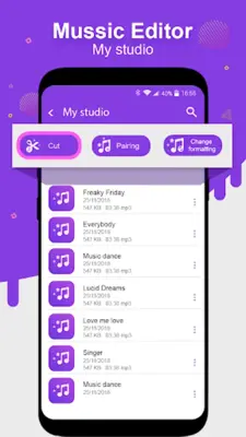 Music Editor android App screenshot 1